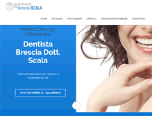 Tablet Screenshot of dentista-brescia.it